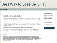 Tablet Screenshot of losebellyfat.simplesite.com